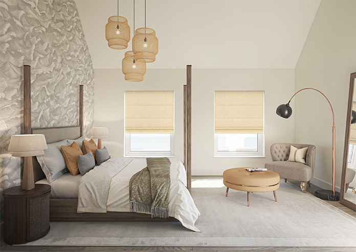 Confetti, Citrine - Roman Blind - Image 8